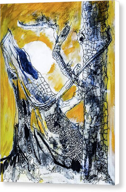 Secrets of the Yellow Moon 1 - Canvas Print