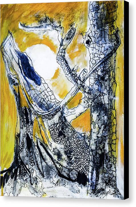 Secrets of the Yellow Moon 1 - Canvas Print