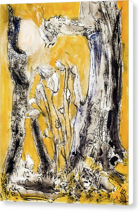 Secrets of the Yellow Moon series 2 - Canvas Print
