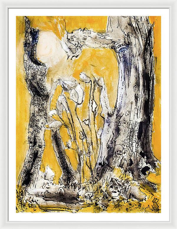 Secrets of the Yellow Moon series 2 - Framed Print