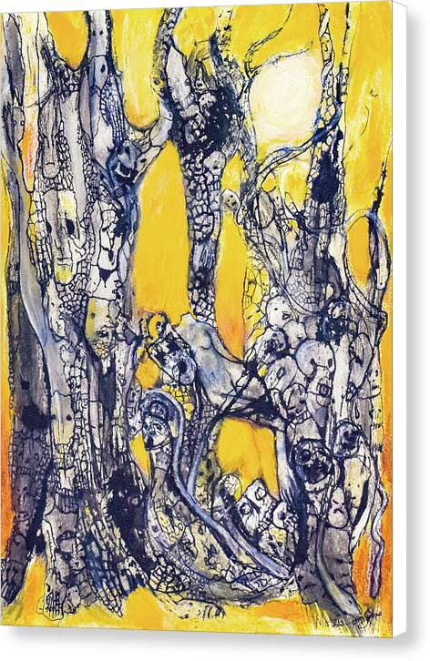 Secrets of the Yellow Moon series, 6 - Canvas Print