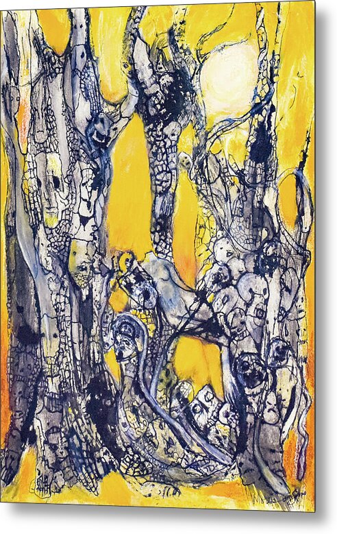 Secrets of the Yellow Moon series, 6 - Metal Print