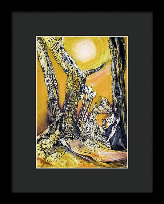 Secrets of the Yellow Moon series, 7 - Framed Print