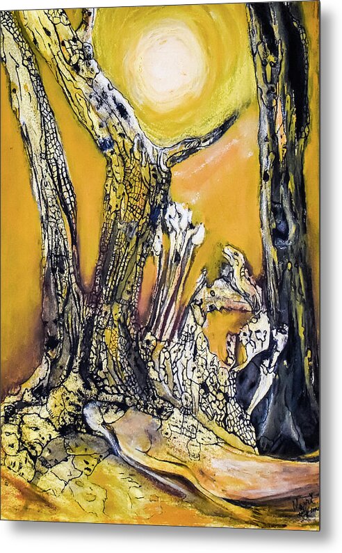 Secrets of the Yellow Moon series, 7 - Metal Print