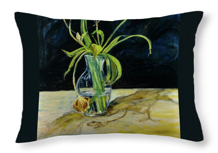 Daffodil Revealed - Throw Pillow