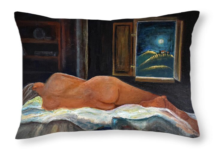 Dreaming of Tuscany - sp - nfs - Throw Pillow