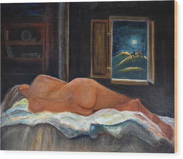 Dreaming of Tuscany - sp - nfs - Wood Print