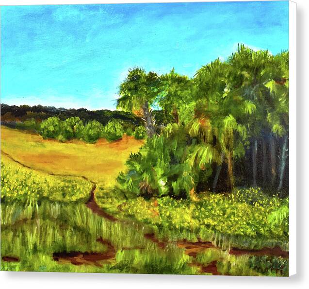 Florida Wildflowers, #1 - Canvas Print