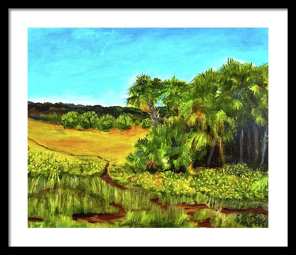 Florida Wildflowers, #1 - Framed Print