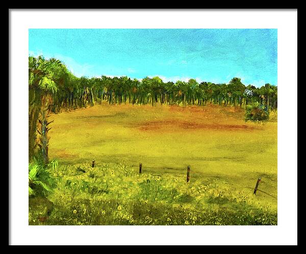 Florida Wildflowers, #2 - Framed Print