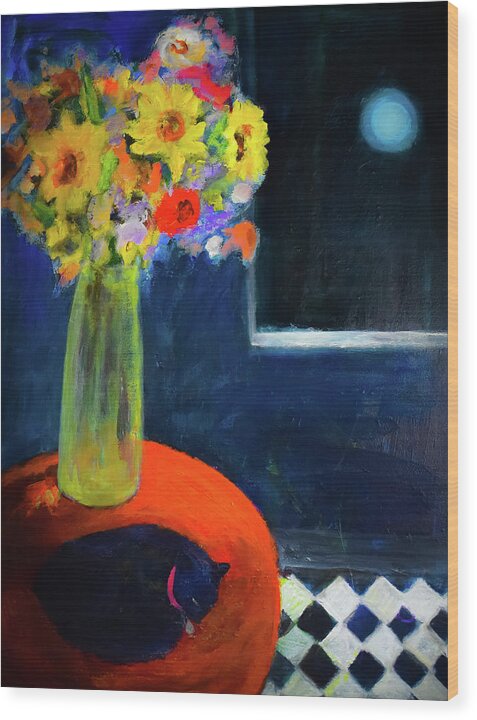 He Came in at Midnight - open window series - Wood Print