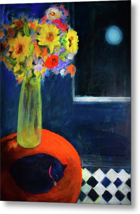 He Came in at Midnight - open window series - Metal Print