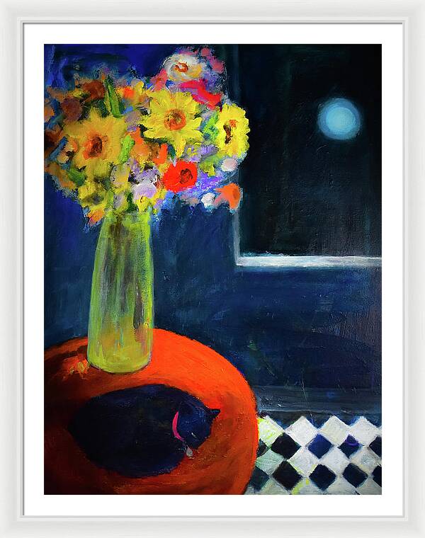 He Came in at Midnight - open window series - Framed Print