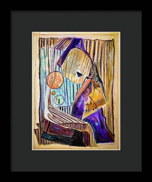 Inspired by The Cry collage - Framed Print