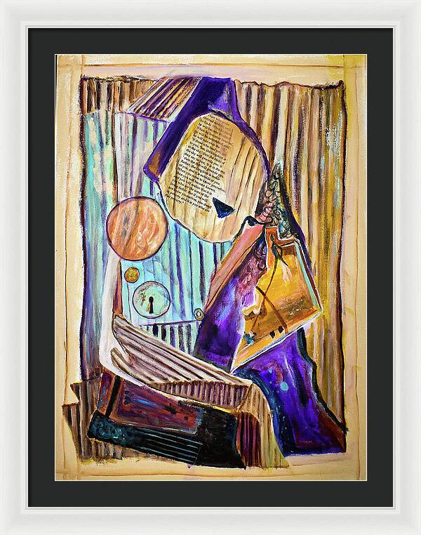 Inspired by The Cry collage - Framed Print