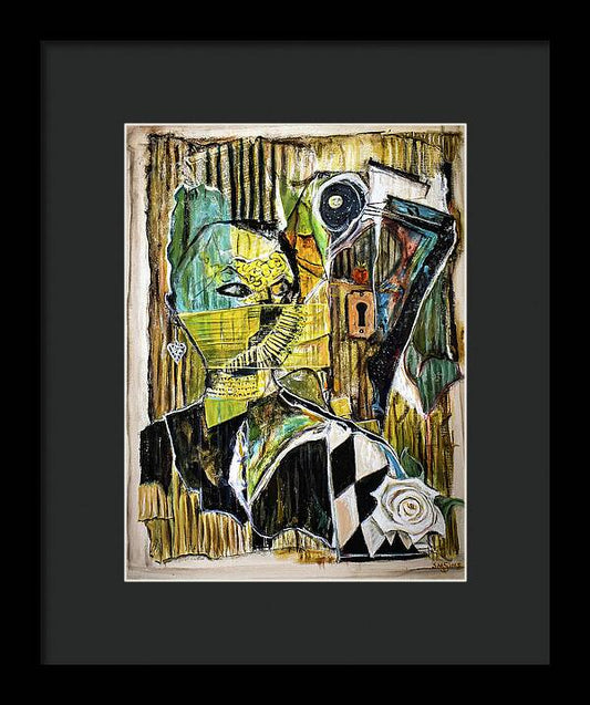 Inspired by The Door collage - Framed Print