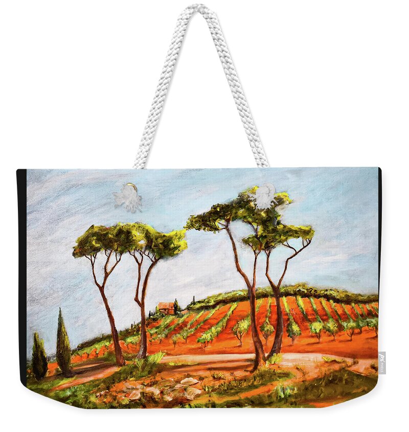 Last Look at the Villa- Tuscany, Italy - Weekender Tote Bag