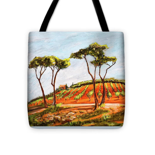 Last Look at the Villa- Tuscany, Italy - Tote Bag