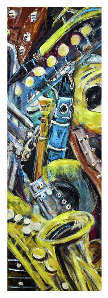 Muscial Instruments - interwoven - Yoga Mat