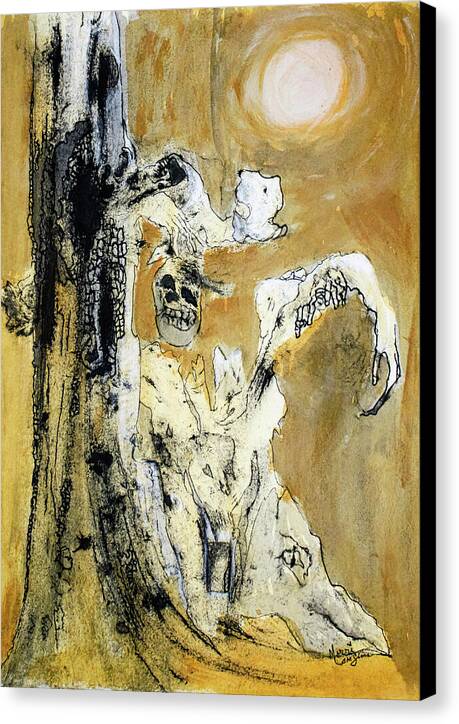 Secrets of the Yellow Moon series, 3 - Canvas Print