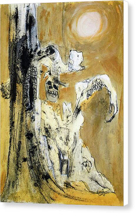 Secrets of the Yellow Moon series, 3 - Canvas Print