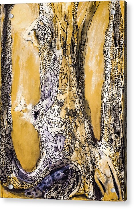 Secrets of the Yellow Moon series 8 - Acrylic Print