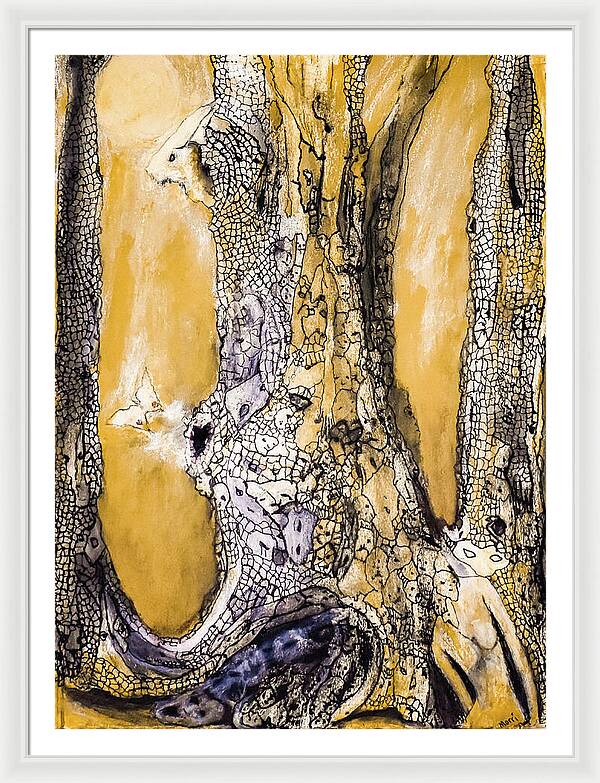 Secrets of the Yellow Moon series 8 - Framed Print