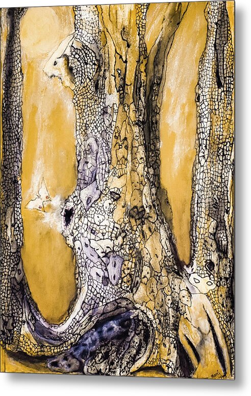 Secrets of the Yellow Moon series 8 - Metal Print