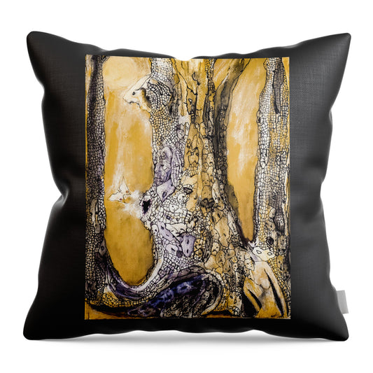 Secrets of the Yellow Moon series 8 - Throw Pillow