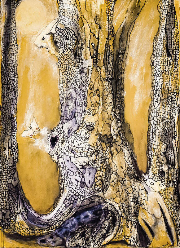 Secrets of the Yellow Moon series 8 - Art Print