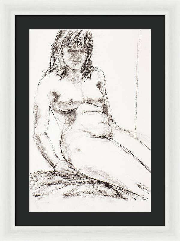 Shyness - Framed Print