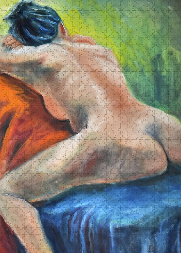 Sleeping Nude Model - Puzzle