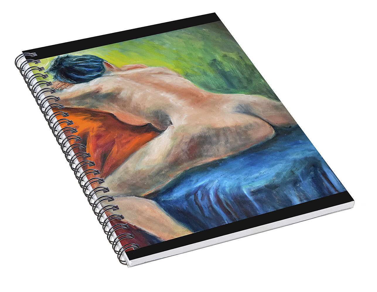 Sleeping Nude Model - Spiral Notebook