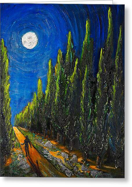 The Journey - original in private collection - Greeting Card