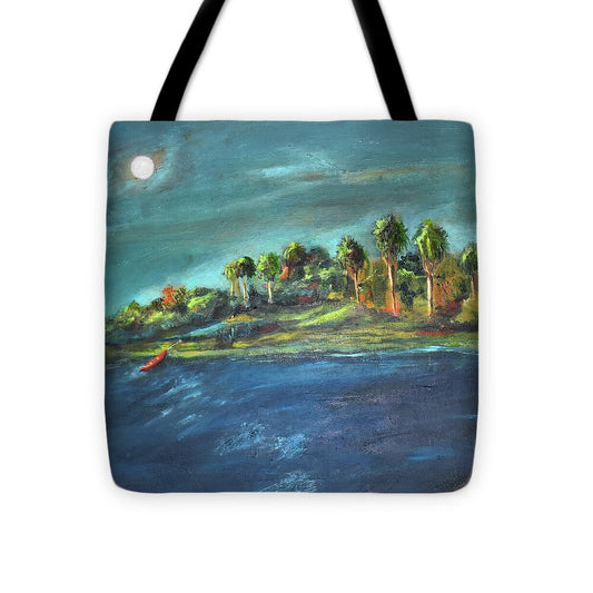 The Red Canoe, DI - Tote Bag