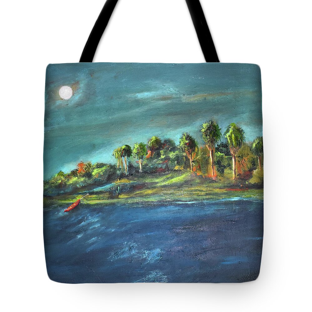 The Red Canoe, DI - Tote Bag