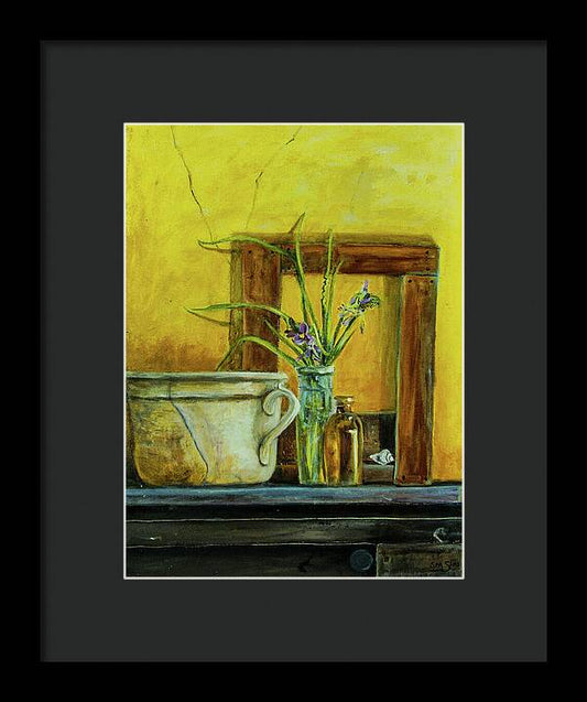 There are no Weeds -original in private collection - Framed Print