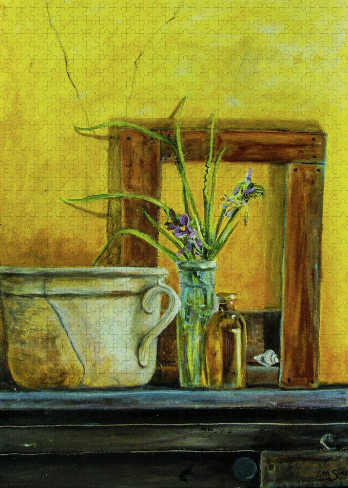 There are no Weeds -original in private collection - Puzzle