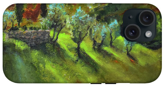 Tuscan Hillside 'en plein air - Phone Case