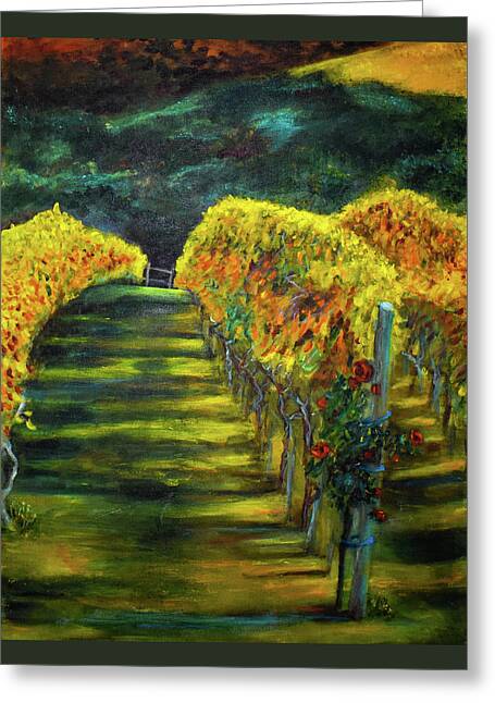 Tuscany, Italy - 'en plein air - Greeting Card