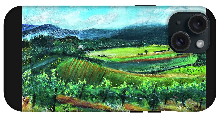 View from the Villa - Provence, France 'en plein air - Phone Case