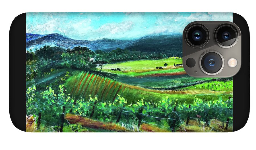 View from the Villa - Provence, France 'en plein air - Phone Case