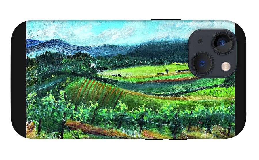 View from the Villa - Provence, France 'en plein air - Phone Case
