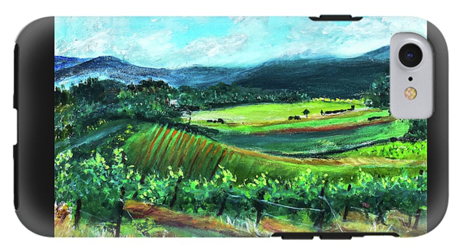 View from the Villa - Provence, France 'en plein air - Phone Case