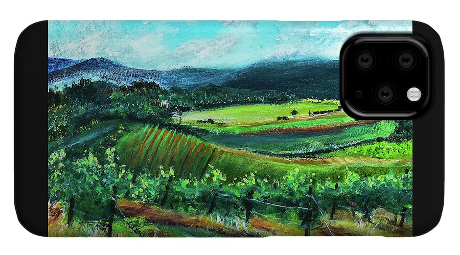 View from the Villa - Provence, France 'en plein air - Phone Case