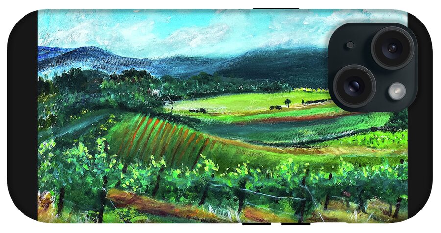 View from the Villa - Provence, France 'en plein air - Phone Case