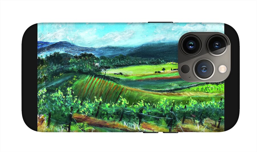 View from the Villa - Provence, France 'en plein air - Phone Case
