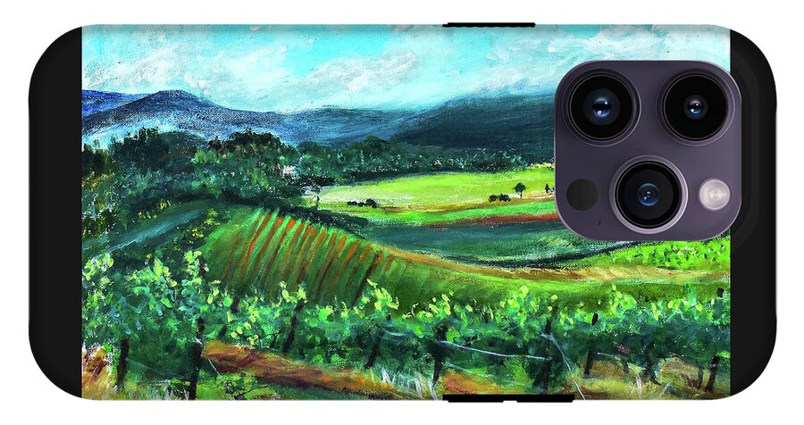 View from the Villa - Provence, France 'en plein air - Phone Case