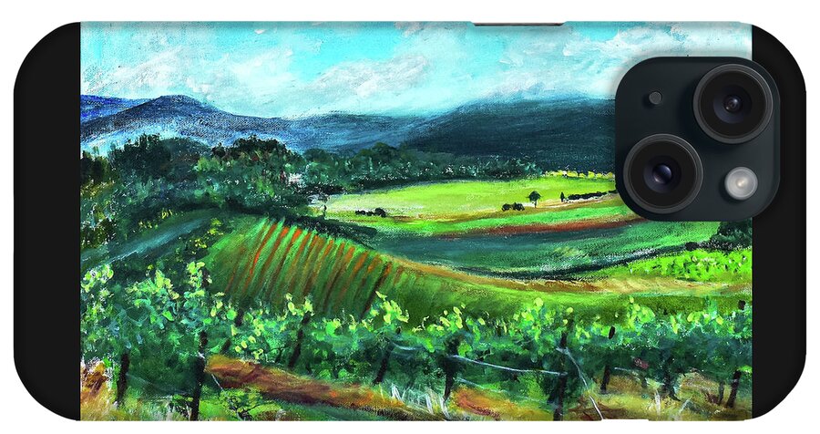 View from the Villa - Provence, France 'en plein air - Phone Case