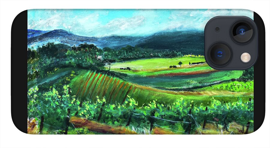 View from the Villa - Provence, France 'en plein air - Phone Case